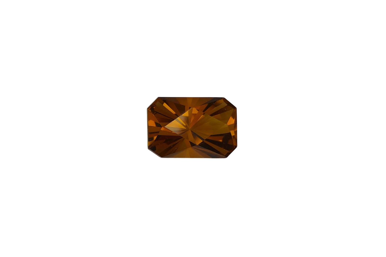13.81ct Natural Citrine Octagon Cut Loose Gemstone From Nigeria — view 4